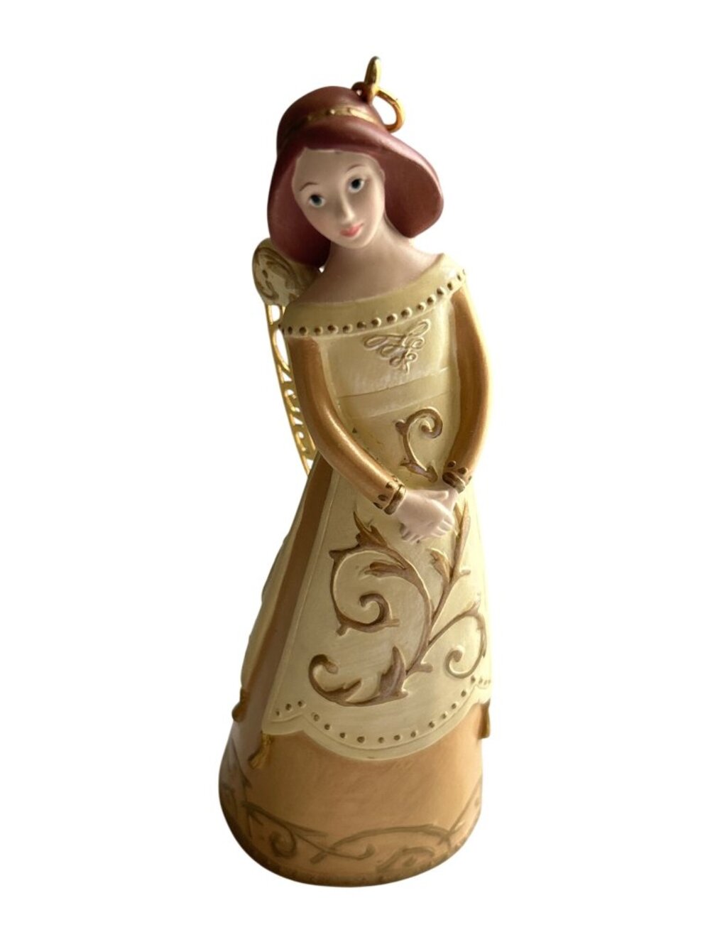 Hallmark 2005 Angel Ornament With Gold Wings & Intricate Detailing - 4 Inches